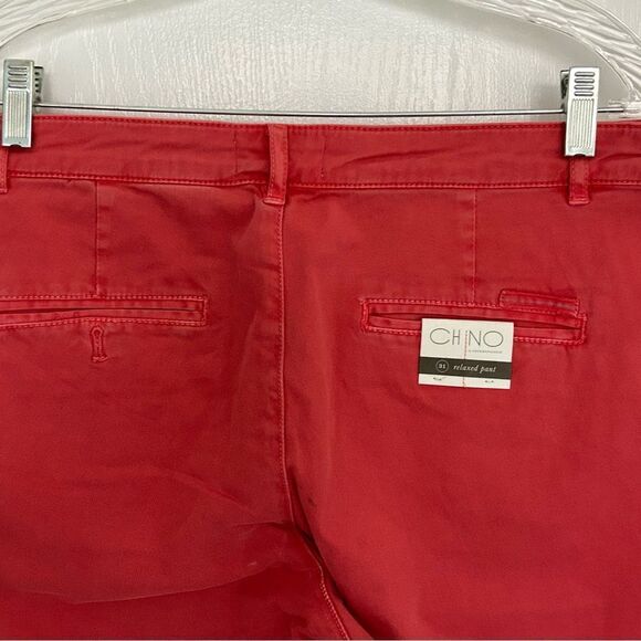 Anthropologie Women’s Relaxed Chino Cropped Pink Rose Size 31 New With Tag - Picture 8 of 16